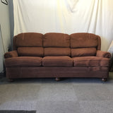 Modern Smith Bros. Burnt Umber 3-Cushion Sofa