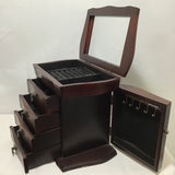 Kathy Ireland 4-Drawer Lift-Top Jewelry Box
