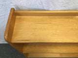 Vintage Solid Cherry Backless 3-Tier Shelf