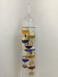 22in 10-Bulb Glass Galileo Thermometer