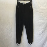 Vintage Wilson's Leather Black Suede Pants