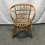 DECORATIVE Children's Toddler-Sized Boho Rattan Accent Chair