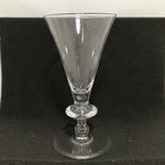 Vintage Signed Steuben 7.25" Crystal Trumpet Wine Glass
