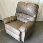 Modern Motionworks Grey Leather Recliner