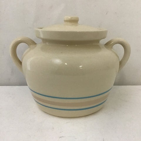 Vintage McCoy White Ceramic Jar