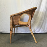 Single IKEA AGEN Rattan & Bamboo Patio Chair