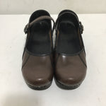 Dansko "Marcelle" Brown Leather Mary Janes