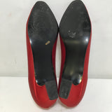 1980's Red Dyeables Kitten Heel Pumps