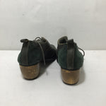 Jambu Green Leather "San-Fran" Heels