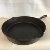 Vintage Wapak #10 Cast Iron Skillet