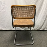Vintage MCM Caned Cantilever Accent Chair