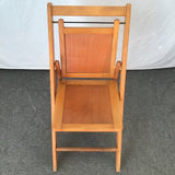 Vintage Craftsman Solid Maple Folding Chair