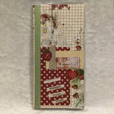 Eltimar Design "Strawberries" Mixed Media "Upholstered" Journal