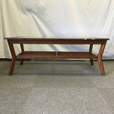 Modern 2-Tier Glass-Top Coffee Table