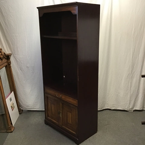 Vintage Kenlea Crafts Cherry Veneer 2-Tier Shelf