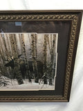Framed Stephan Lyman Print "A Walk In The Woods"