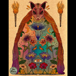 Yen Ospina "Prudent Lobo" 8.5x11 Signed Art Print