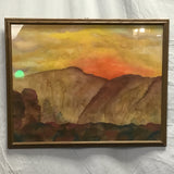 Framed Original Watercolour Landscape