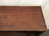 Vintage Walnut Veneer 4-Tier Shelf