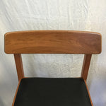 Pair of Danish Modern Benny Linden Design Solid Cherry Bar Stools