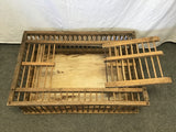 Vintage W.J. Carpenter Wood Rectangular Chicken Crate