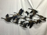 Metal Flying Geese Wall Hanging Art