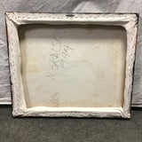 Signed Original 1994 Impressionist Black & White Acrylic Portrait
