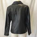 Croft & Barrow Black Lambskin Leather Jacket