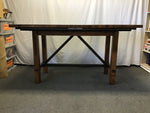 7pc Modern Craftsman Solid Tropical Wood Counter-Height Dining Set