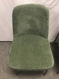 Set of 2 MCM West Elm Jack Metal Frame Dining Chairs