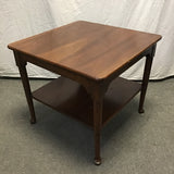 Vintage Stickley Solid Cherry 2-Tier End Table
