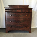 Vintage Mahogany Veneer 6-Drawer Dresser