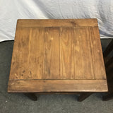 Pair of Vintage Mission Solid Pine 2-Tier Night Stands
