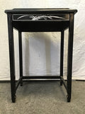 Single Vintage Chinoiserie Mother of Pearl Shadowbox Nesting Table