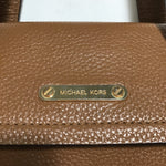 Michael Kors Brown Leather "Mackenzie Satchel" Handbag