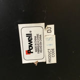 Modern Powell Grey Metal 1-Drawer 2-Tier Filing Cabinet