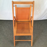 Vintage Craftsman Solid Maple Folding Chair