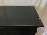 Modern Riverside Furniture Black-Painted Hideaway Computer Armoire