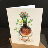 Cruz Illustrations "Mallard Duck" Greeting Card