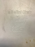 Single Danish Modern Heller Grey Resin "Bellini" Dining Chair