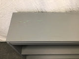 Vintage Grey Painted Wooden 3-Tier Shelf