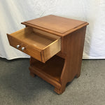 Vintage Ward Cherry Veneer 2-Tier Night Stand