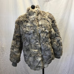 Vintage Sergio Valente Grey Rabbit Fur Coat
