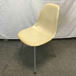 Vintage MCM Herman Miller Yellow Fiberglass Bucket Accent Chair