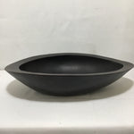 8pc Service for 7 Vintage Solid Ebony Salad Serving Set
