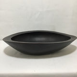 8pc Service for 7 Vintage Solid Ebony Salad Serving Set