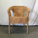 Single IKEA AGEN Rattan & Bamboo Patio Chair