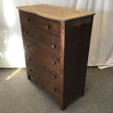 Vintage Craftsman Solid Oak 6-Drawer Chest of Drawers
