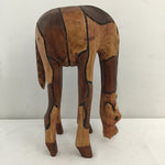 Carved Wooden Giraffe Statuette