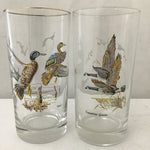 Set of 6 Vintage Game Bird Collins Glasses